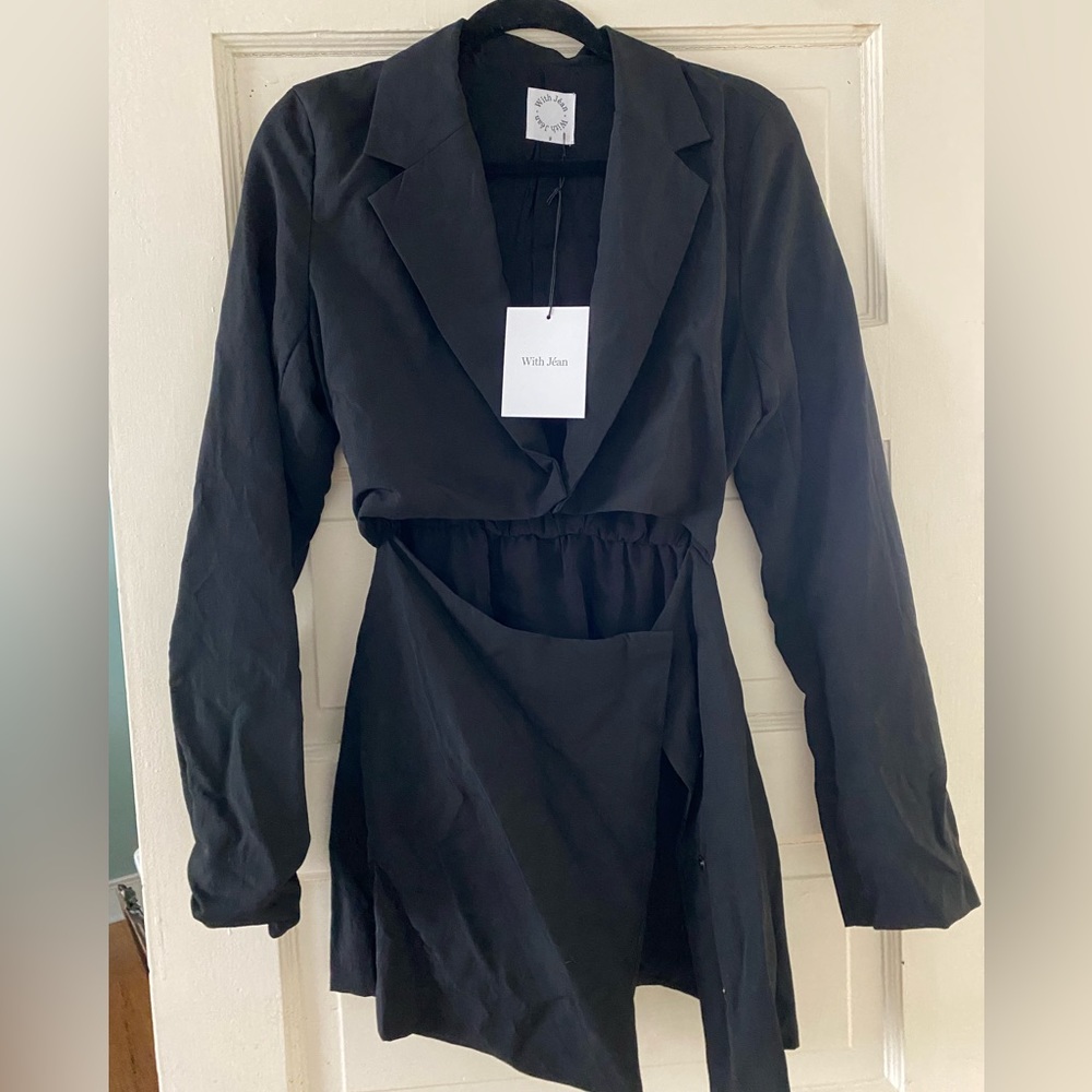 NWT | With Jèan | Black Mini Dress
